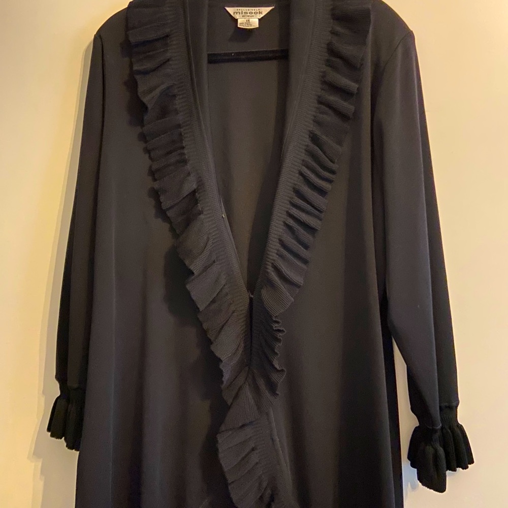 Misook Ruffled Jacket